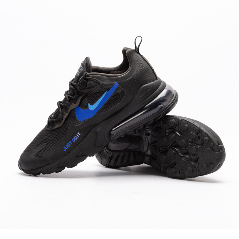 Baskets Nike Air Max 270 React - Homme - Noir / Bleu ...