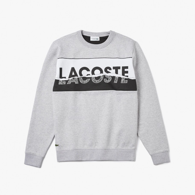 sweat lacoste col rond