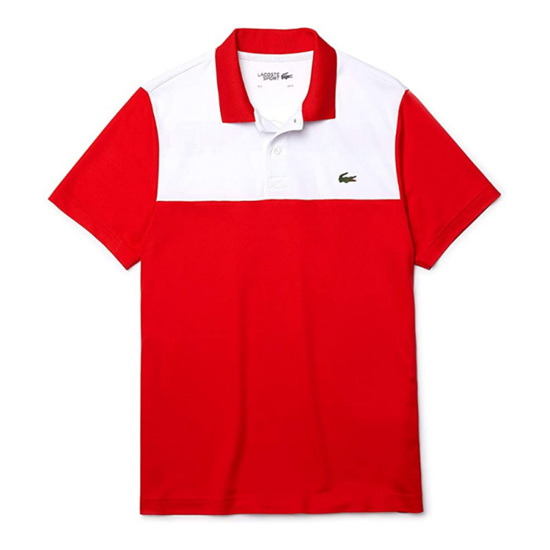 polo lacoste sport rouge