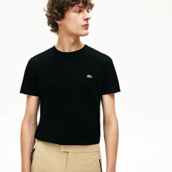 T-shirt Lacoste col rond Noir