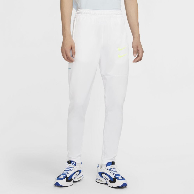 Pantalon Nike Sportswear Swoosh Polyknit Blanc