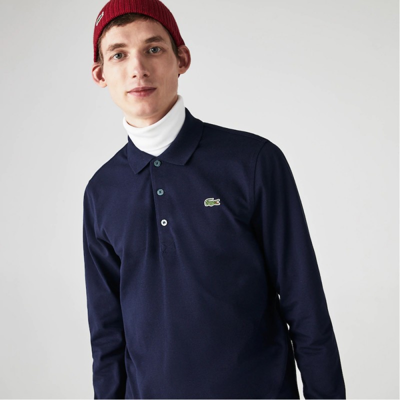 polo manches longues lacoste