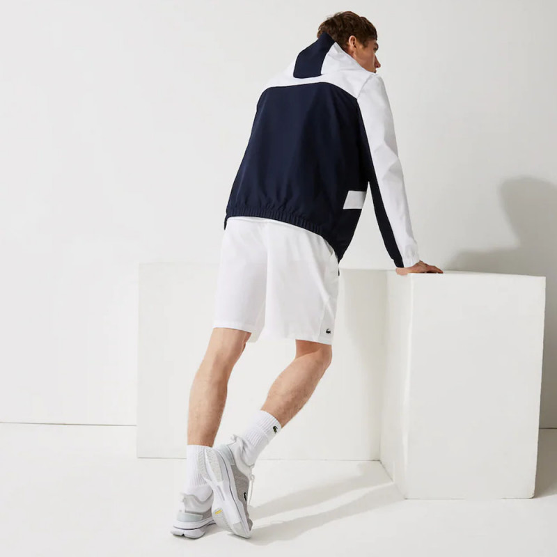 Short Tennis Lacoste SPORT stretch uni blanc en vente sur ...