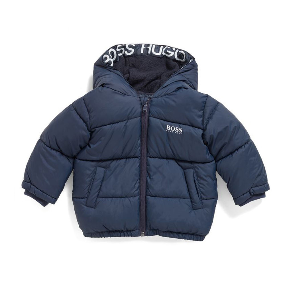 Doudoune Boss Bleu Marine Pour Bebe En Vente Chez Dm Sports