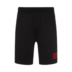 Short de survêtement HUGO Diz212 Relaxed Fit en coton avec étiquette logo