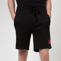 Short de survêtement HUGO Diz212 Relaxed Fit en coton avec étiquette logo