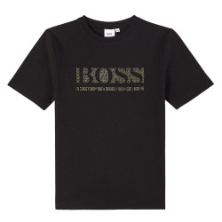 T-shirt noir Boss pour enfant