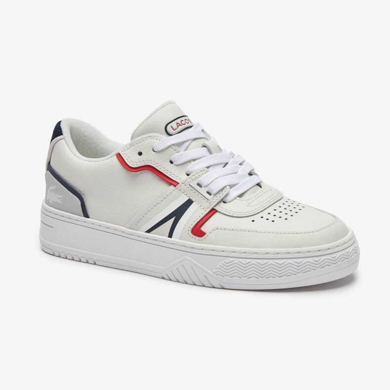 Baskets Lacoste L001 0321 1 SFA WHT/NVY/RED Leather chez DM'Sports !