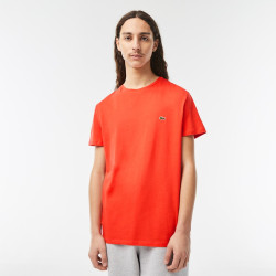 T-SHIRT LACOSTE COL ROND EN JERSEY DE COTON PIMA