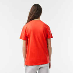 T-SHIRT LACOSTE COL ROND EN JERSEY DE COTON