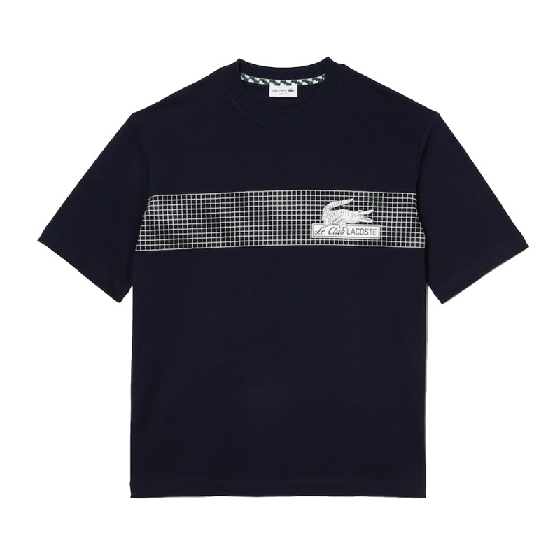 T-SHIRT LOOSE FIT LACOSTE IMPRIMÉ INSPIRATION TENNIS