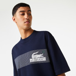 T-SHIRT LOOSE FIT LACOSTE IMPRIMÉ