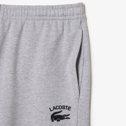 SHORT LACOSTE AVEC BRODERIE GRIS