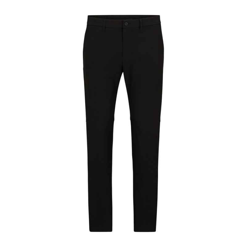 CHINO T-COMMUNTER SLIM FIT EN TISSU STRETCH DÉPERLANT NOIR