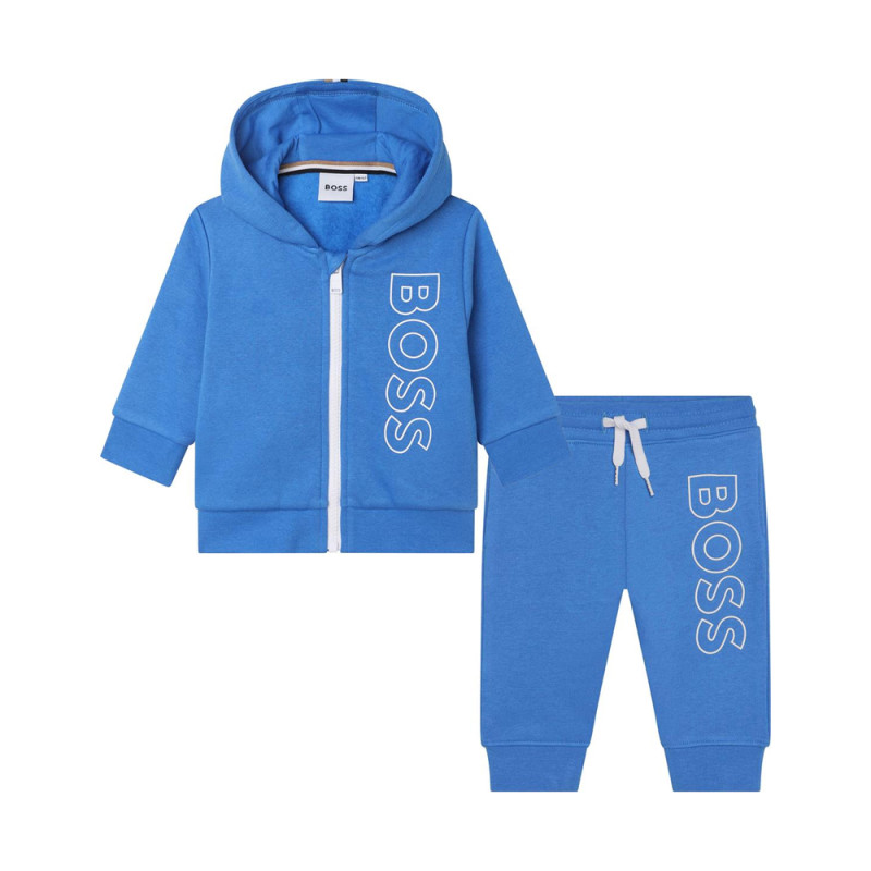 Pantalon de jogging en molleton Bleu Boss enfant, DM'Sports