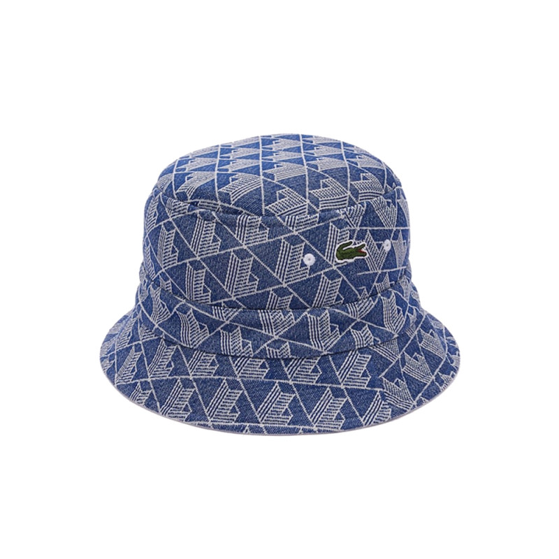 BOB LACOSTE RÉVERSIBLE EN JACQUARD À MONOGRAMME SIGNATURE BLEU