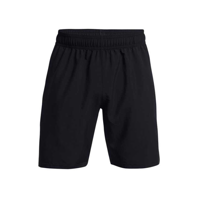 SHORT NOIR UNDER ARMOUR WOVEN WORDMARK