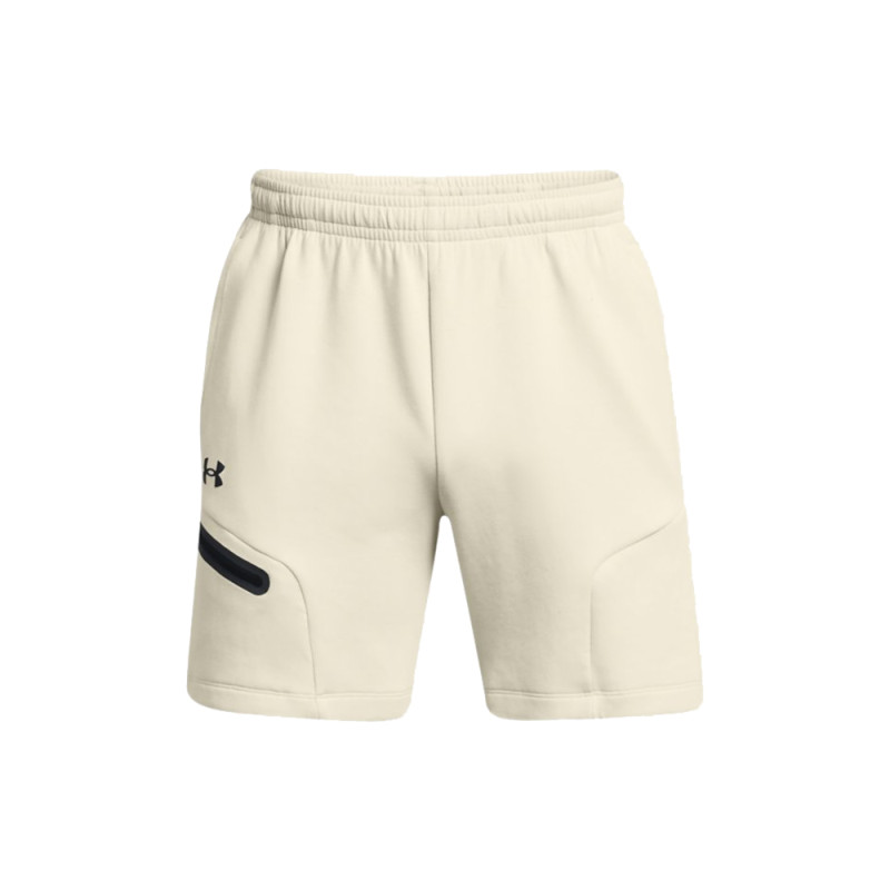 SHORT EN POLAIRE UNDER ARMOUR UNSTOPPABLE BEIGE