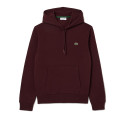 SWEATSHIRT À CAPUCHE HOMME LACOSTE EN COTON BIOLOGIQUE BORDEAUX