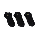 LOT DE 3 PAIRES DE CHAUSSETTES BASSES LACOSTE NOIRES