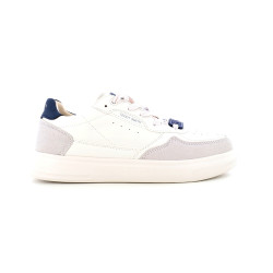 BASKETS TEDDY SMITH 78171 BLANCHES ET BLEUES MARINES