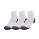 LOT DE 3 PAIRES DE CHAUSSETTES BLANCHES MI-HAUTES UNDER ARMOUR PERFORMANCE UNISEXE