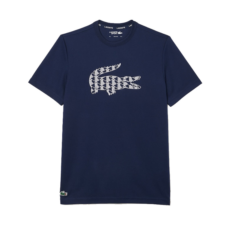 T-SHIRT LACOSTE TENNIS BLEU MARINE EN PIQUÉ ULTRA DRY