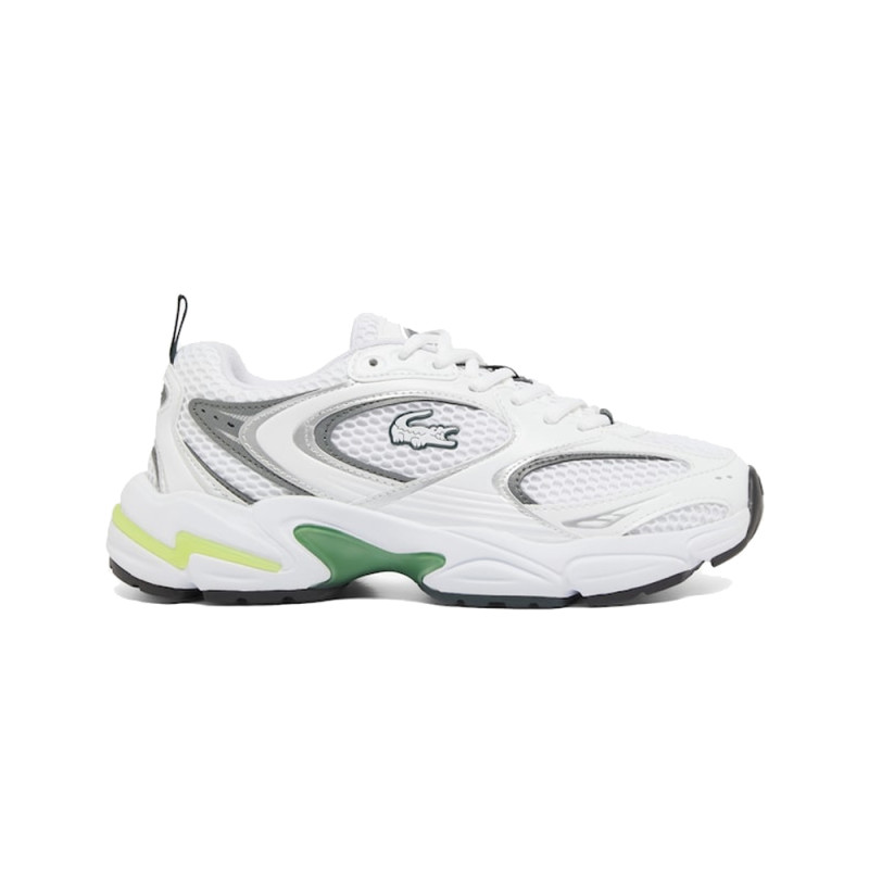 BASKETS LACOSTE STORM 96 2K FEMME BLANCHES ET VERTES