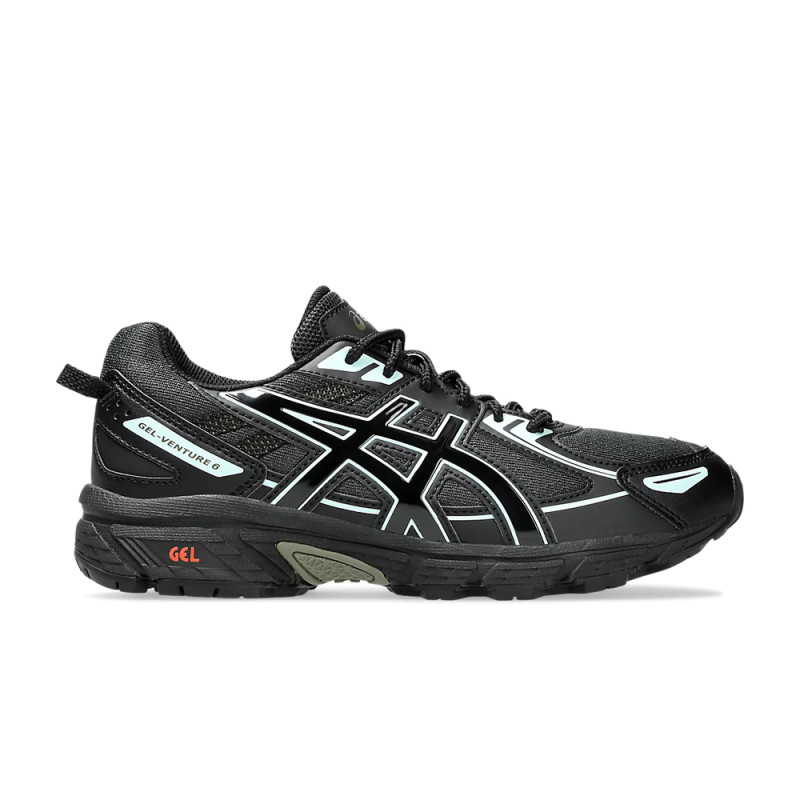 BASKETS ASICS GEL-VENTURE 6 GS NOIRES ET BLEUES