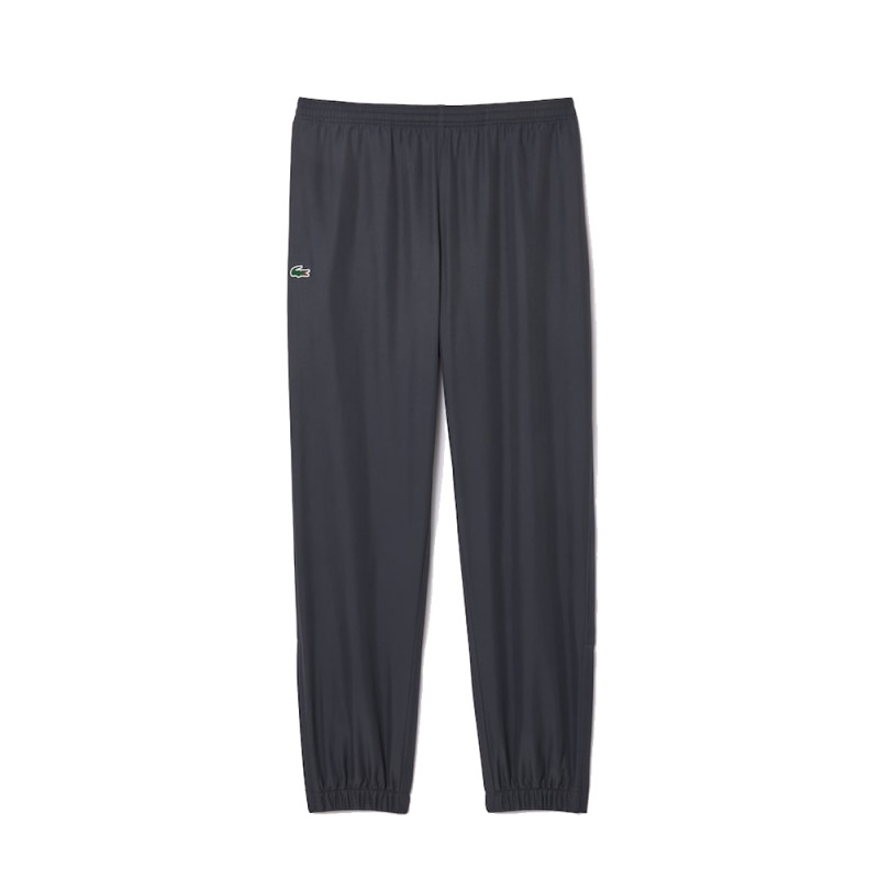 PANTALON DE SURVÊTEMENT UNI LACOSTE SPORT GRIS FONCÉ EN TISSU LÉGER