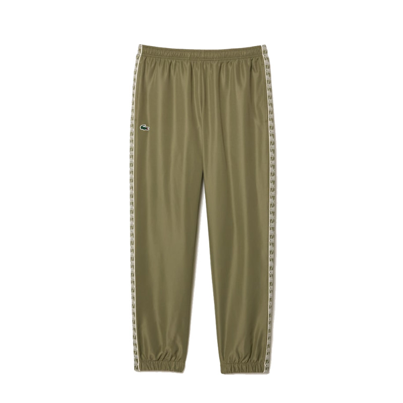 PANTALON DE SURVÊTEMENT LACOSTE TENNIS REGULAR FIT VERT KAKI