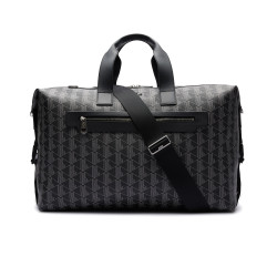 SAC WEEKEND LACOSTE THE BLEND NOIR MONOGRAMME