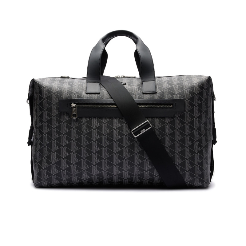 SAC WEEKEND LACOSTE THE BLEND NOIR MONOGRAMME