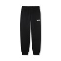 PANTALON DE JOGGING NOIR BOSS ENFANT EN MOLLETON GRATTÉ DE COTON