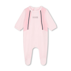 PYJAMA EN VELOURS ROSE BOSS POUR BÉBÉ