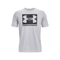 T-SHIRT MANCHES COURTES UNDER ARMOUR GRIS ABC CAMO BOXED LOGO