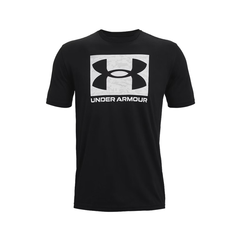 T-SHIRT MANCHES COURTES UNDER ARMOUR NOIR ABC CAMO BOXED LOGO