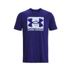 T-SHIRT MANCHES COURTES UNDER ARMOUR VIOLET ABC CAMO BOXED LOGO