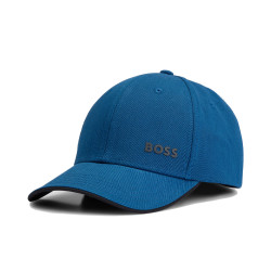 CASQUETTE EN SEGRÉ DE COTON BLEUE BOSS CAP-BOLD AVEC LOGO IMPRIMÉ