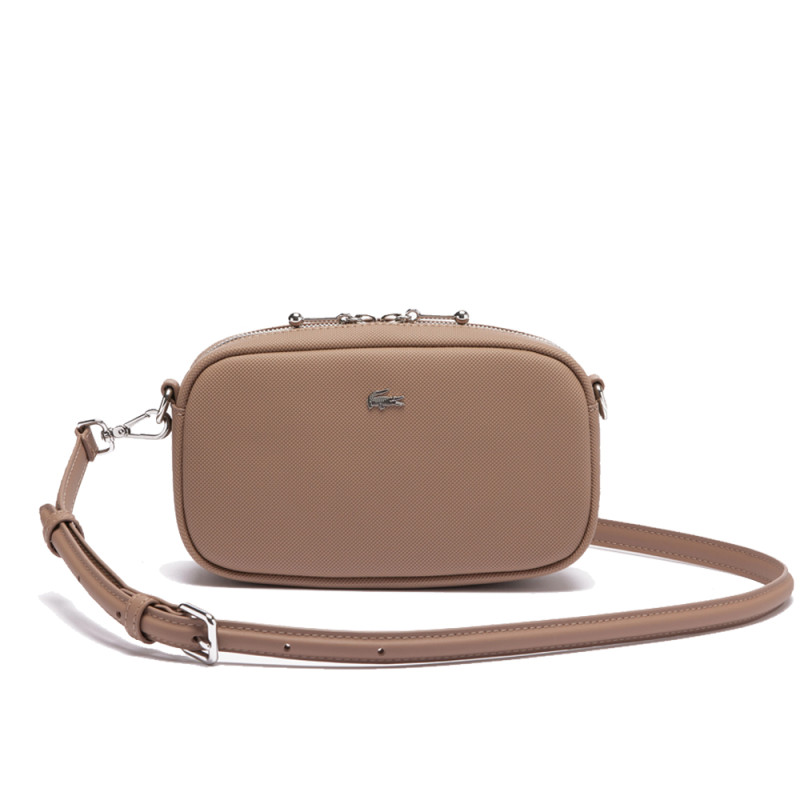 SAC A BANDOULIÈRE DAILY CITY LACOSTE BEIGE