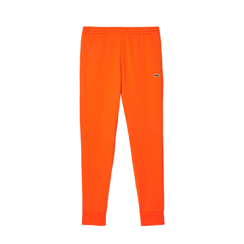 PANTALON DE SURVÊTEMENT HOMME LACOSTE EN MOLLETON DE COTON BIOLOGIQUE ORANGE