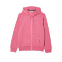 SWEATSHIRT ZIPPÉ À CAPUCHE LACOSTE SPORT AVEC EMPIÈCEMENTS EN MESH ROSE