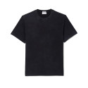 T-SHIRT LACOSTE DÉLAVÉ EN JERSEY DE COTON NOIR