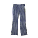 PANTALON DE SURVÊTEMENT FLARE MONOGRAMME LACOSTE BLEU MARINE