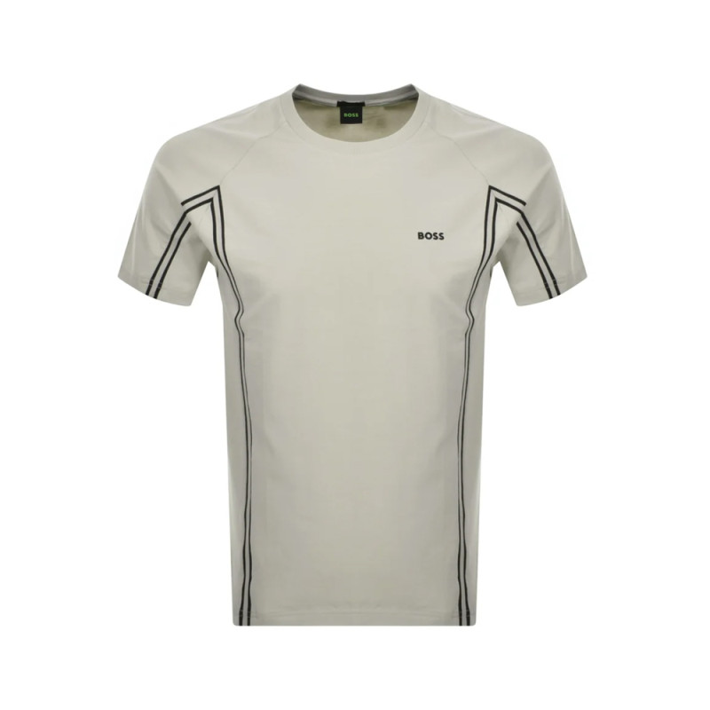 T-SHIRT REGULAR FIT BOSS TEE TAPE BEIGE