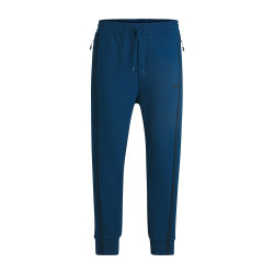 PANTALON DE SURVÊTEMENT BLEU AVEC EMPIÈCEMENTS EN RUBAN BOSS HADIKO 1