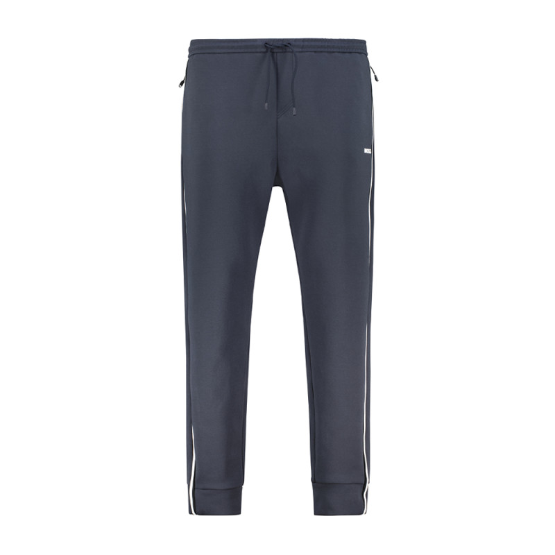 PANTALON DE SURVÊTEMENT BLEU MARINE AVEC EMPIÈCEMENTS EN RUBAN BOSS HADIKO 1