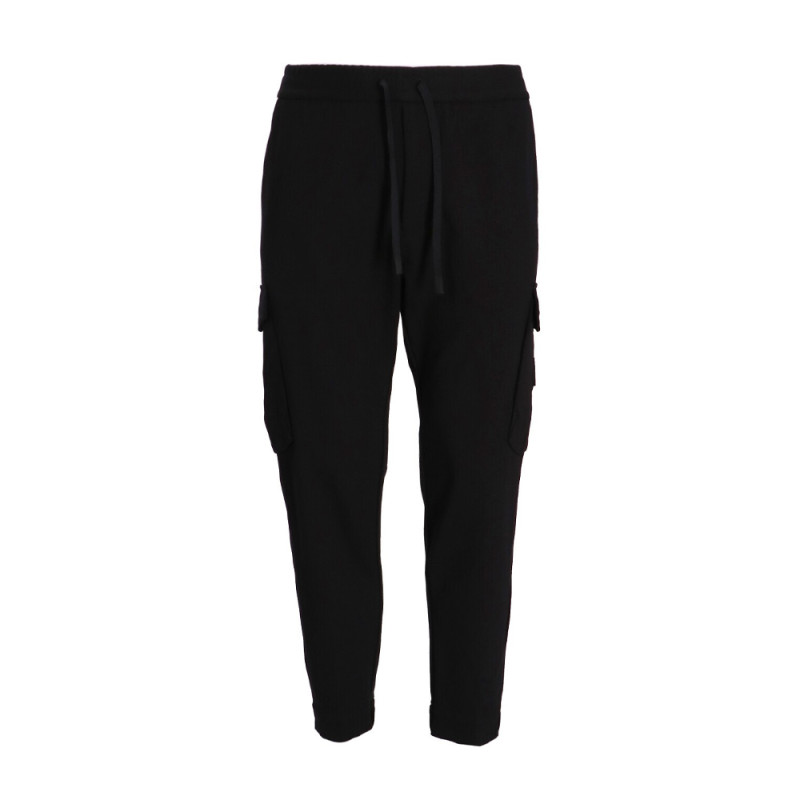 PANTALON NOIR BOSS T_URBANEX-CARGO-J