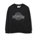 SWEATSHIRT NOIR ENFANT À IMPRIMÉ TIMBERLAND