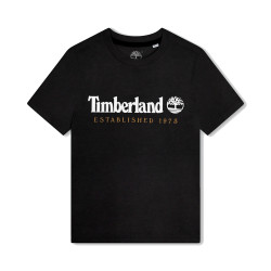 T-SHIRT ENFANT MANCHES COURTES TIMBERLAND NOIR